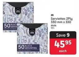 Makro m Serviettes 2Ply offer