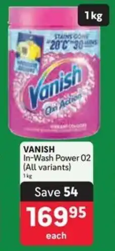 Makro VANISH In-Wash Power 02 offer