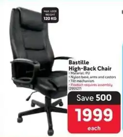 Makro Bastille High-Back Chair offer