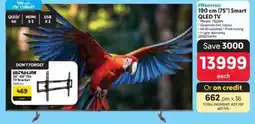 Makro Hisense 190 cm (75") Smart QLED TV offer