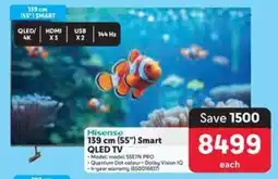 Makro Hisense 139 cm (55") Smart QLED TV offer