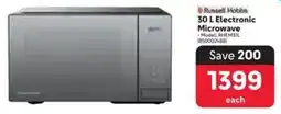 Makro Russell Hobbs Electronic Microwave offer