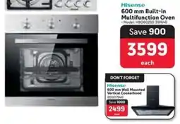 Makro Hisense Built-in Multifunction Oven offer