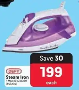 Makro DEFY Steam Iron offer