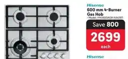 Makro Hisense 4-Burner Gas Hob offer