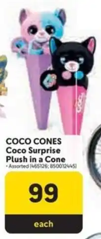 Makro COCO CONES Coco Surprise Plush in a Cone offer