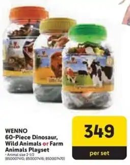Makro WENNO Dinosaur, Wild Animals or Farm Animals Playset offer