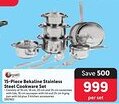 Makro Bekaline Stainless Steel Cookware Set offer