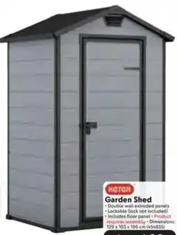 Makro KETER Garden Shed offer