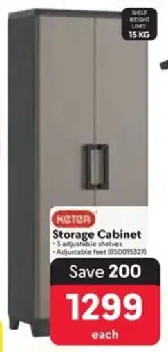 Makro KETER Storage Cabinet offer