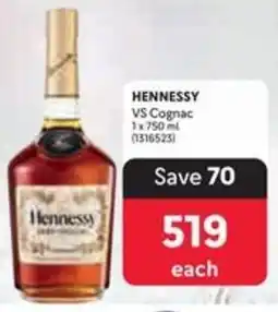 Makro HENNESSY VS Cognac offer
