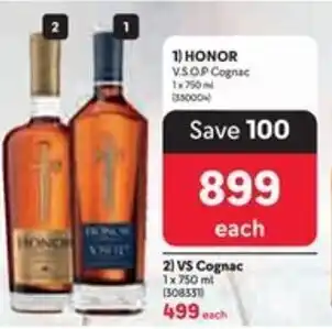 Makro HONOR VSOP Cognac offer