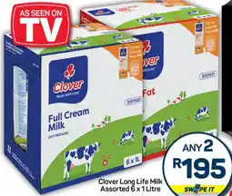 Pick n Pay Clover Long Life Milk Assorted offer