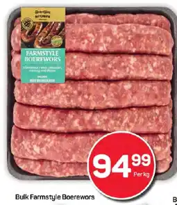 Pick n Pay Bulk Farmstyle Boerewors offer