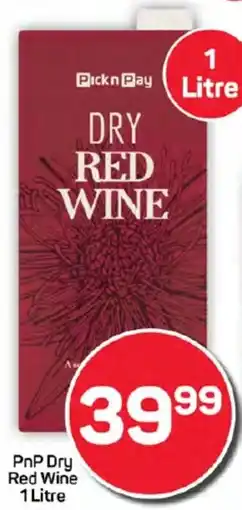 Pick n Pay PnP Dry Red Wine offer