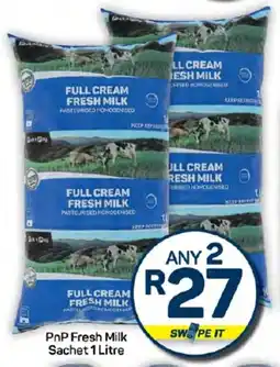 Pick n Pay PnP Fresh Milk Sachet offer