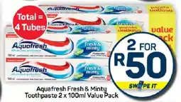 Pick n Pay Aquafresh Fresh & Minty Toothpaste offer