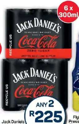 Pick n Pay Jack Daniels and Coca-Cola Cans Assorted offer