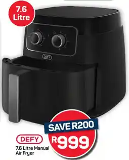 Pick n Pay DEFY Manual Air Fryer offer
