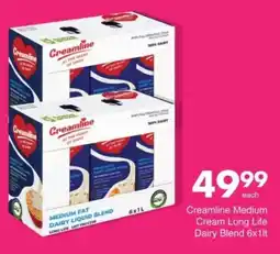 Save Creamline Medium Cream Long Life Dairy Blend offer