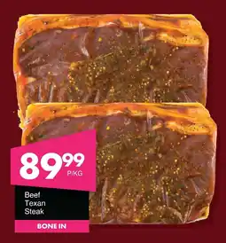 Save Hyper Beef Texan Steak offer