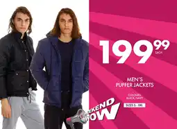 Save Hyper Men's puffer jackets offer