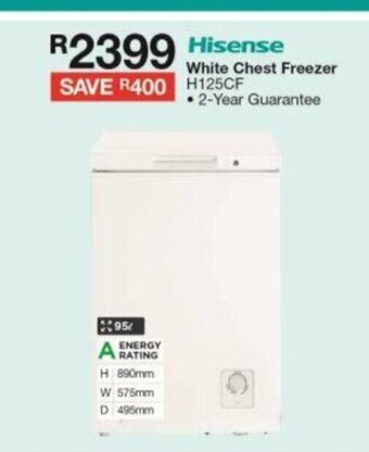House & Home Hisense - White Chest Freezer - H120CF offer