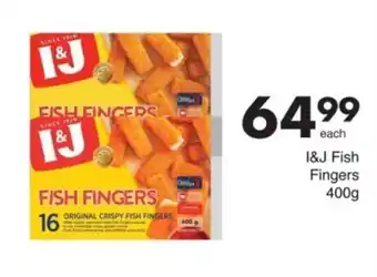Save I&J Fish Fingers offer