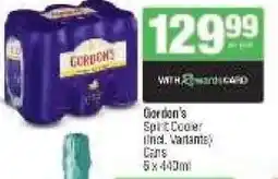 Spar Tops Gordon's Spirit Cooler offer