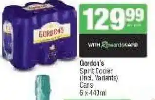 Spar Tops Gordon's Spirit Cooler offer