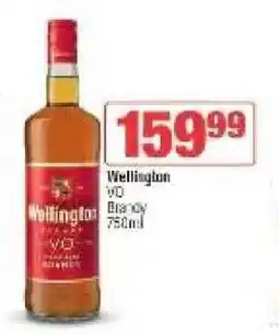 Spar Tops Wellington VO Brandy 750ml offer
