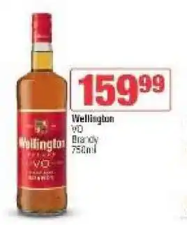Spar Tops Wellington VO Brandy 750ml offer