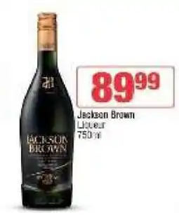 Spar Tops Jackson Brown Liqueur offer