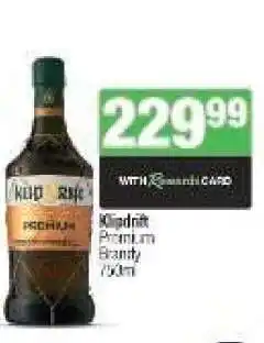Spar Tops Klipdrift Premium Brandy offer