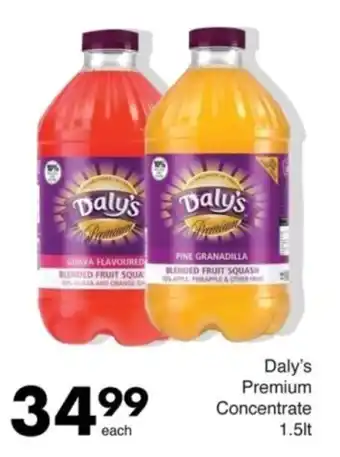 Save Daly's Premium Concentrate offer