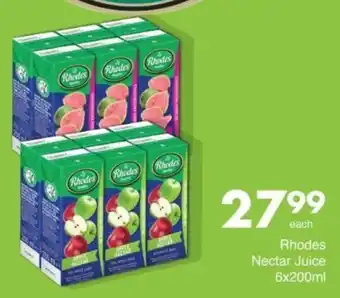 Save Rhodes Nectar Juice offer