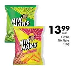 Save Simba Nik Naks offer