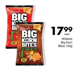 Save Willards Big Korn Bites offer