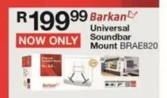 House & Home Barkan - Universal Soundbar Mount - BRAE820 offer