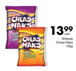 Save Willards Cheas Naks offer