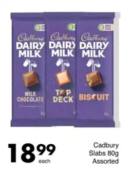 Save Cadbury Slabs Assorted offer