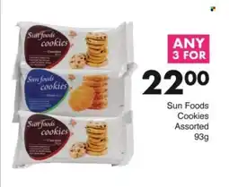 Save Sun Foods Cookies Assorted offer