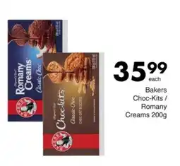 Save Bakers Choc-Kits/ Romany Creams offer