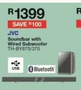 House & Home JVC - Soundbar with Subwoofer - TH-BY870/370 offer