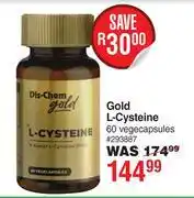 Dis-Chem Dis Chem Gold L-Cysteine 60 Vegecapsules offer