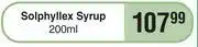 Dis-Chem Solphyllex Syrup-200ml offer
