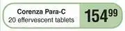 Dis-Chem Corenza Para-C Tablets-20 Effervescent Tablets offer