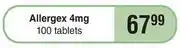 Dis-Chem Allergex 4mg-100 Tablets offer