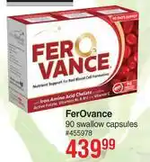 Dis-Chem FerOvance 90 Swallow Capsules offer