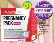 Dis-Chem Biogen Pregnancy Pack Omega+ 30 Day Pack-For 1 offer
